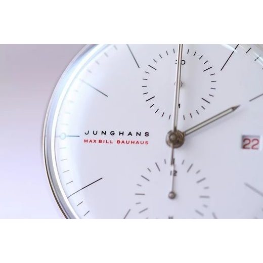 JUNGHANS MAX BILL CHRONOSCOPE 100 JAHRE BAUHAUS 027/9900.02 - JUNGHANS - ZNAČKY