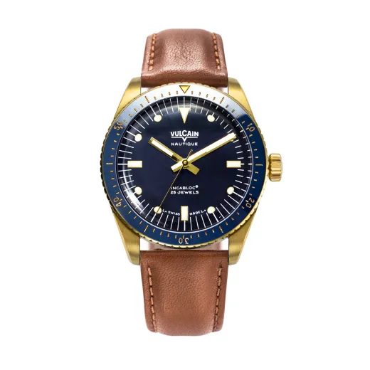 VULCAIN SKINDIVER NAUTIQUE GOLD / BLUE - SKINDIVER NAUTIQUE - ZNAČKY