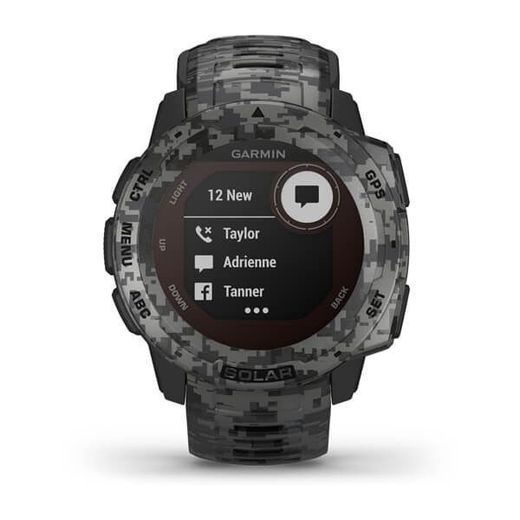 GARMIN INSTINCT SOLAR CAMO BLACK OPTIC 010-02293-05 - GARMIN - BRANDS