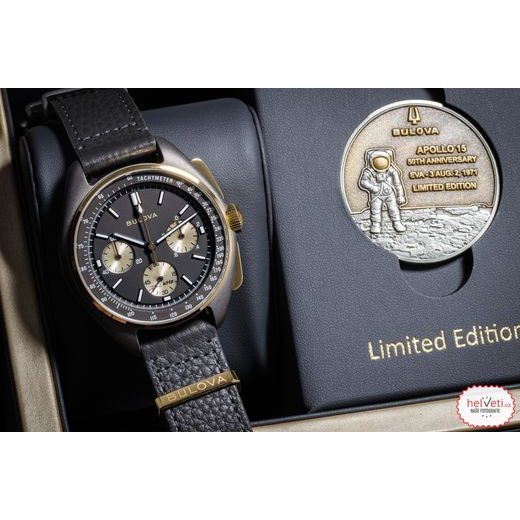 BULOVA LUNAR PILOT CHRONOGRAPH 98A285 50TH ANNIVERSARY LIMITED EDITION - ARCHIVE SERIES - ZNAČKY