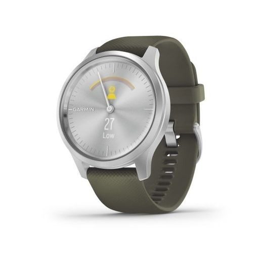 GARMIN VIVOMOVE3 STYLE, SILVER/GREEN BAND 010-02240-21 - VIVOMOVE3 STYLE - ZNAČKY