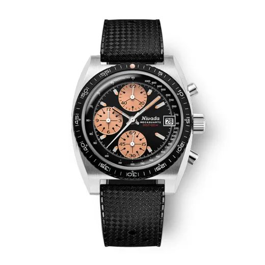 NIVADA GRENCHEN CHRONOSPORT MECAQUARTZ SALMON - AUTOCHRON - ZNAČKY