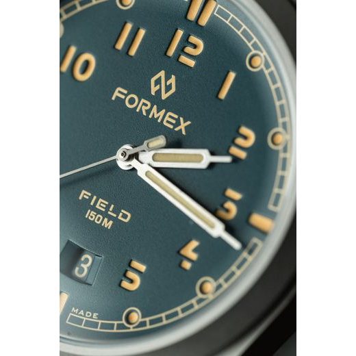 FORMEX FIELD AUTOMATIC PETROL BLUE FIELD NYLON-VELCRO BLUE STRAP 0660.1.6533.133 - FIELD AUTOMATIC - BRANDS
