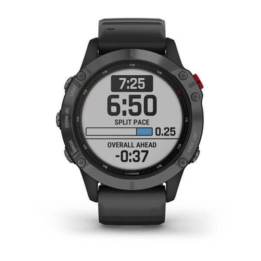 GARMIN FENIX6 PRO SOLAR, GRAY/BLACK BAND (MAP/MUSIC) 010-02410-15 - GARMIN - ZNAČKY