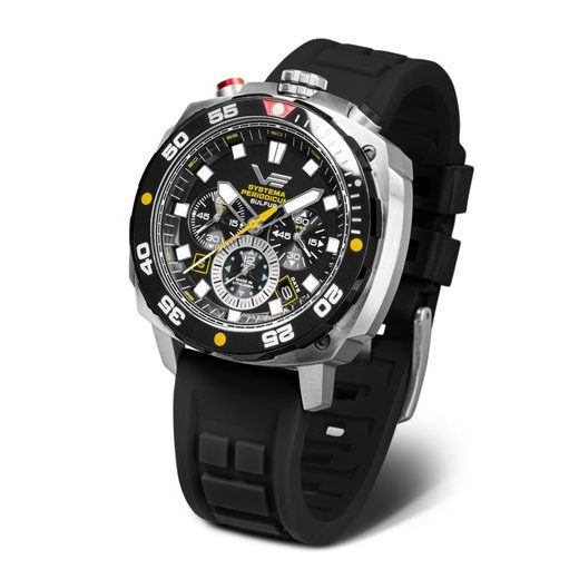 VOSTOK EUROPE SYSTEMA PERIODICUM SULPHUR VK67-650E725B - SYSTEMA PERIODICUM - BRANDS