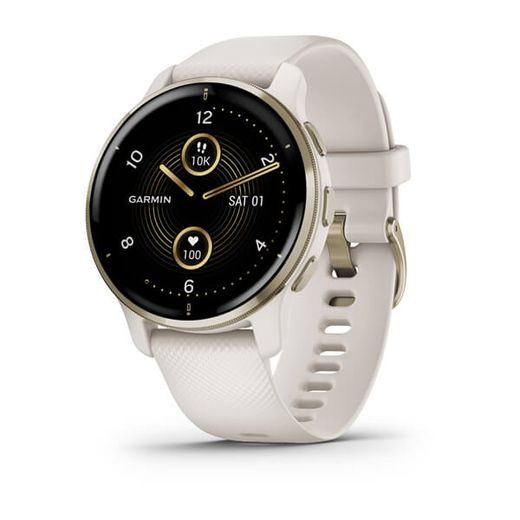 GARMIN VENU 2 PLUS CREAM GOLD/WHITE SILICONE BAND - 010-02496-12 - ARCHÍV