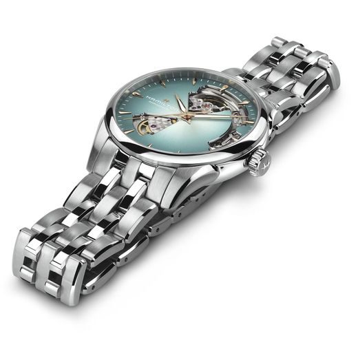 HAMILTON JAZZMASTER OPEN HEART LADY AUTO 36 MM H32215143 - JAZZMASTER - ZNAČKY