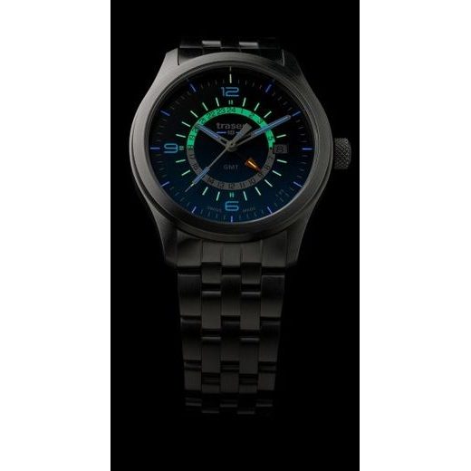 TRASER AURORA GMT BLUE - OCEL - CLASSIC - ZNAČKY
