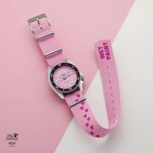 SEIKO 5 SPORTS SRPM07K1 PINK PANTHER LIMITED EDITION - SEIKO 5 SPORTS 2019 - ZNAČKY