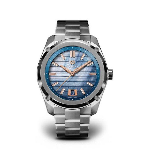 FORMEX ESSENCE THIRTYNINE AUTOMATIC CHRONOMETER MOTHER OF SKY STEEL BRACELET 0333.1.6603.100 - ESSENCE - BRANDS