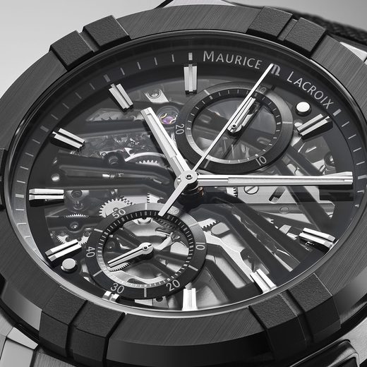 MAURICE LACROIX AIKONIC CHRONOGRAPH SKELETON AC8018-SSL20-030-2 - AIKONIC - BRANDS