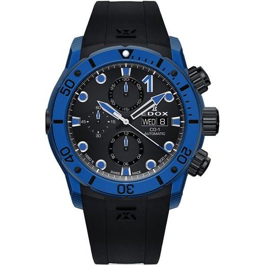 EDOX CO-1 CARBON CHRONOGRAPH AUTOMATIC 01125-CLNBUN-NINBU - CO-1 - BRANDS