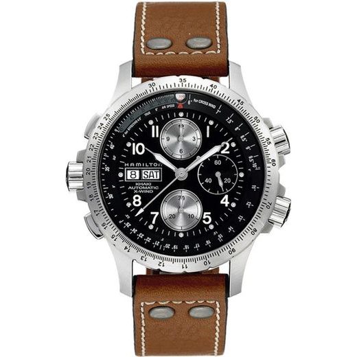 HAMILTON KHAKI AVIATION X-WIND AUTO CHRONO H77616533 - KHAKI AVIATION - BRANDS