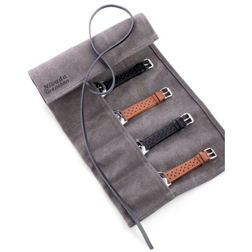 ROLOVACÍ LÁTKOVÉ POUZDRO NA HODINKY NIVADA GRENCHEN - BOXY NA HODINKY - OSTATNÍ