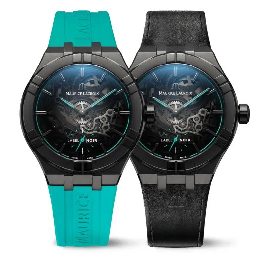 MAURICE LACROIX AIKON AUTOMATIC SKELETON LABEL NOIR LIMITED EDITION AI6028-DLB0B-030-H - AIKON - ZNAČKY