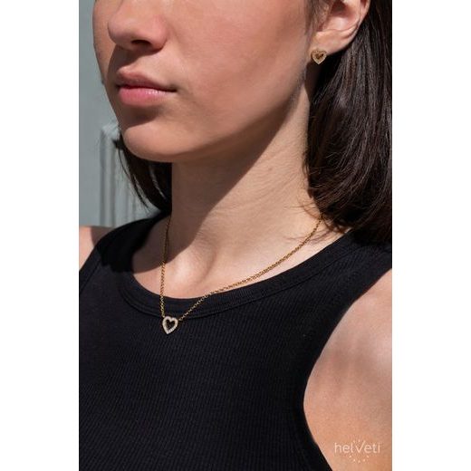 GIFT SET NECKLACE + EARRINGS BERING ARCTIC SYMPHONY 438-741-GOLD - NECKLACES - ACCESSORIES