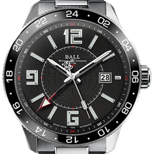 BALL ENGINEER MASTER II PILOT GMT GM3090C-SAJ-BK - BALL - ZNAČKY