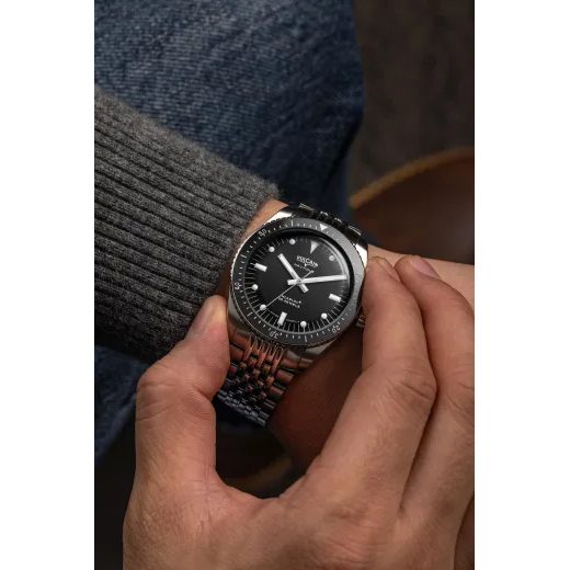 VULCAIN SKINDIVER NAUTIQUE BLACK WITH WHITE LUM - SKINDIVER NAUTIQUE - BRANDS