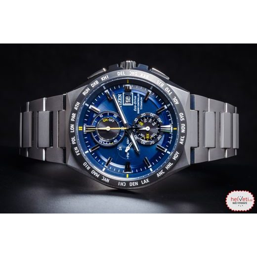 CITIZEN WORLDTIME RADIO CONTROLLED SUPER TITANIUM AT8234-85L - SUPER TITANIUM - BRANDS