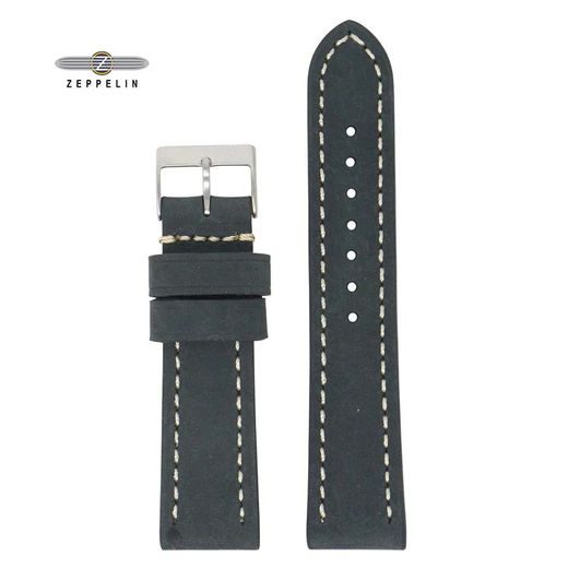 STRAP ZEPPELIN BLACK 22 MM - STRAPS - ACCESSORIES