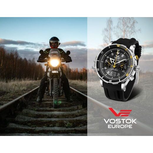 VOSTOK EUROPE ANCHAR SUBMARINE CHRONO LINE 6S21/510A584 - ANCHAR SUBMARINE - ZNAČKY