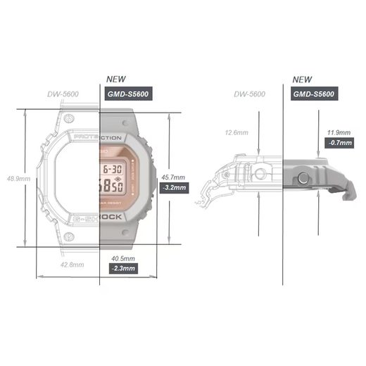 CASIO G-SHOCK GMD-S5600-7ER - G-SHOCK - ZNAČKY