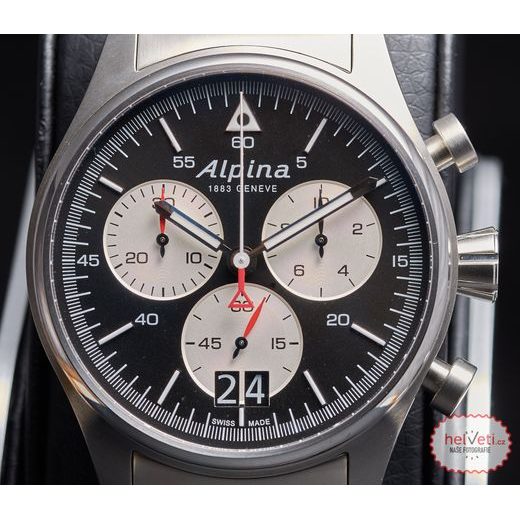 ALPINA STARTIMER PILOT BIG DATE CHRONOGRAPH AL-372BS4S6B - ALPINA - ZNAČKY