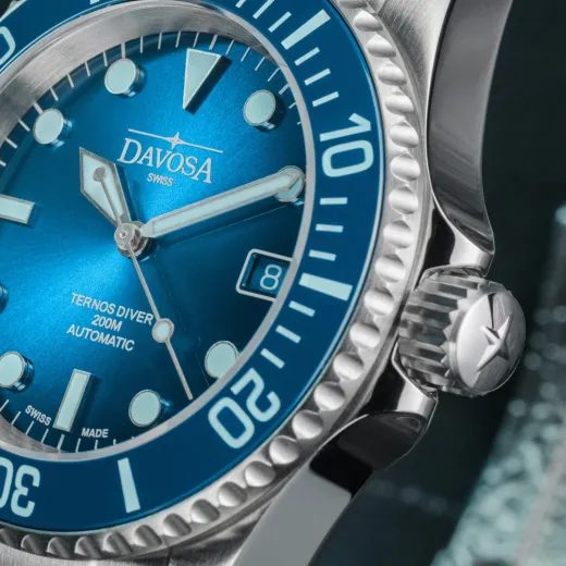 DAVOSA TERNOS AUTOMATIC BLUE LAGOON LIMITED EDITION 161.554.04 - TERNOS - BRANDS