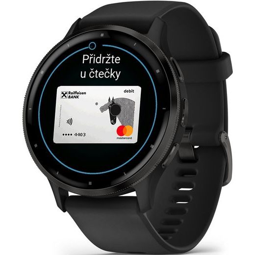 GARMIN VENU® 3 SLATE/BLACK, SILICONE BAND 010-02784-01 - VENU - ZNAČKY