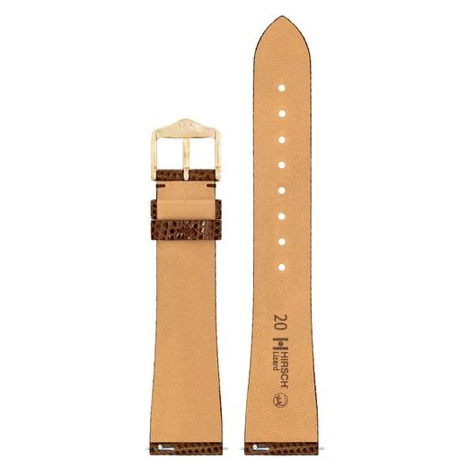 ŘEMÍNEK HIRSCH LIZARD - HNĚDÝ, LESKLÝ - STRAPS - ACCESSORIES
