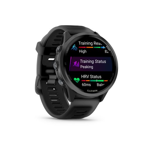GARMIN FORERUNNER® 570 - 47MM SLATE GREY HLINÍKOVÁ LUNETA, POLOPRŮHLEDNÝ ŘEMÍNEK BLACK/BLACK 010-02971-00 - FORERUNNER 570 - ZNAČKY