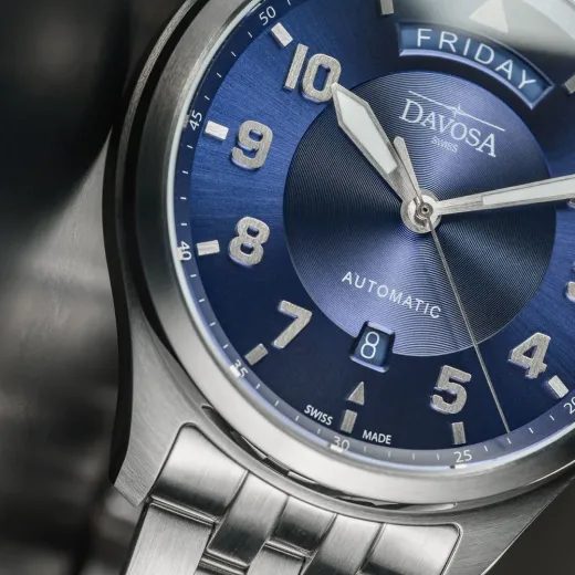 DAVOSA NEWTON PILOT DAY-DATE AUTOMATIC 161.585.40 - PILOT - BRANDS