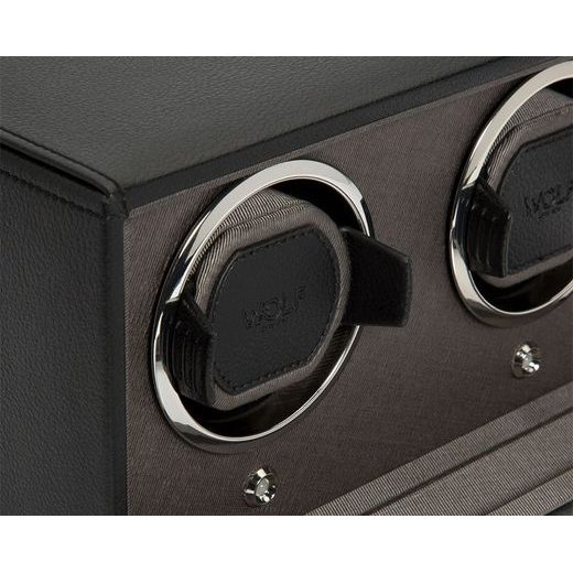 WATCH WINDER WOLF DOUBLE CUB 461203 - WATCH WINDERS - ACCESSORIES