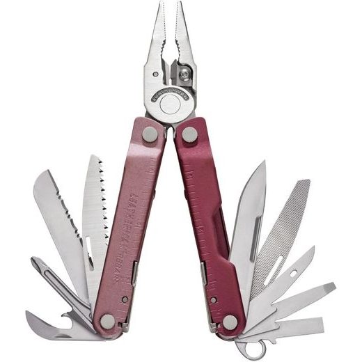 MULTITOOL LEATHERMAN REBAR HEATHERED CRANBERRY 833317 - KLEŠTĚ A MULTITOOLY - OSTATNÍ