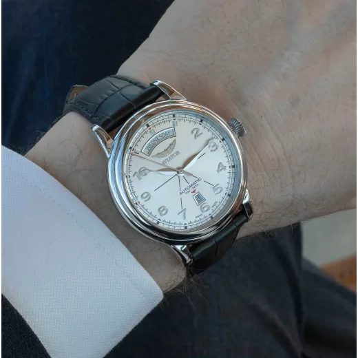 AVIATOR DOUGLAS DAY-DATE 45 AUTOMATIC V.3.44.0.399.4 - DOUGLAS DAY-DATE - ZNAČKY