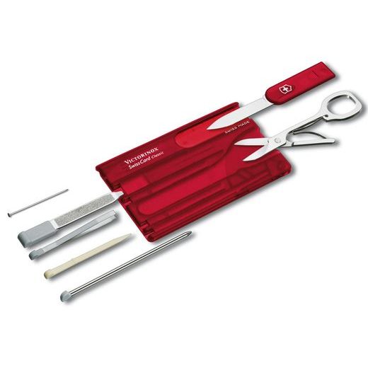 VICTORINOX SWISSCARD CLASSIC RED - POCKET KNIVES - ACCESSORIES