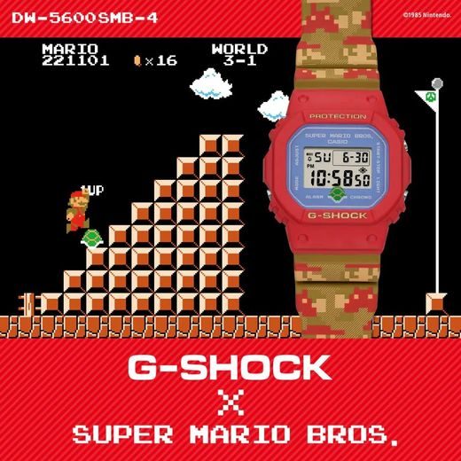 CASIO G-SHOCK DW-5600SMB-4ER SUPER MARIO BROS. - G-SHOCK - BRANDS