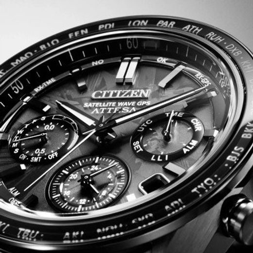 CITIZEN ATTESA SATELLITE WAVE GPS HAKUTO-R COLLABORATION LIMITED EDITION CC4067-66E - SUPER TITANIUM - ZNAČKY