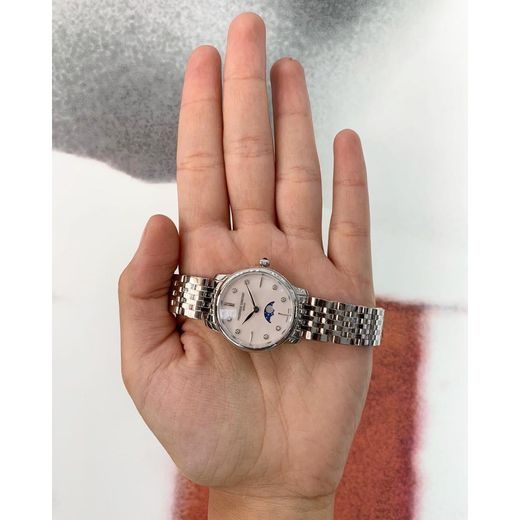 FREDERIQUE CONSTANT SLIMLINE LADIES MOONPHASE QUARTZ FC-206MPWD1S6B - SLIMLINE LADIES - ZNAČKY