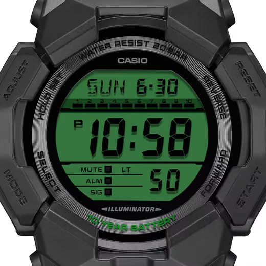 CASIO G-SHOCK GD-010BEG-1ER BLACK AND ELECTRO GREEN SERIES - G-SHOCK - ZNAČKY