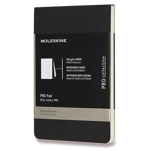 POZNÁMKOVÝ BLOK MOLESKINE PROFESSIONAL ČERNÝ - TVRDÉ DESKY - S, LINKOVANÝ 1331/4534201 - DIÁŘE A ZÁPISNÍKY - OSTATNÍ