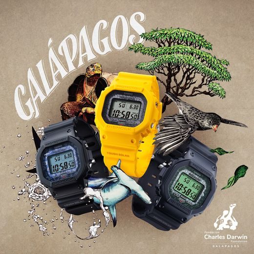 CASIO G-SHOCK GW-B5600CD-1A2ER CHARLES DARWIN FOUNDATION COLLABORATION - G-SHOCK - ZNAČKY