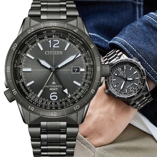 CITIZEN PROMASTER SKY GMT AUTOMATIC NB6045-51H - PROMASTER - BRANDS