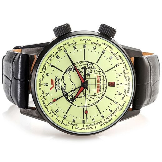VOSTOK EUROPE GAZ-14 LIMOUZINE WORLD TIMER LINE 2426/5604240 - VOSTOK EUROPE - ZNAČKY