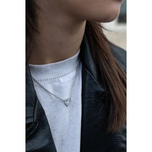 GIFT SET NECKLACE + EARRINGS BERING ARCTIC SYMPHONY 438-741-SILVER - NECKLACES - ACCESSORIES