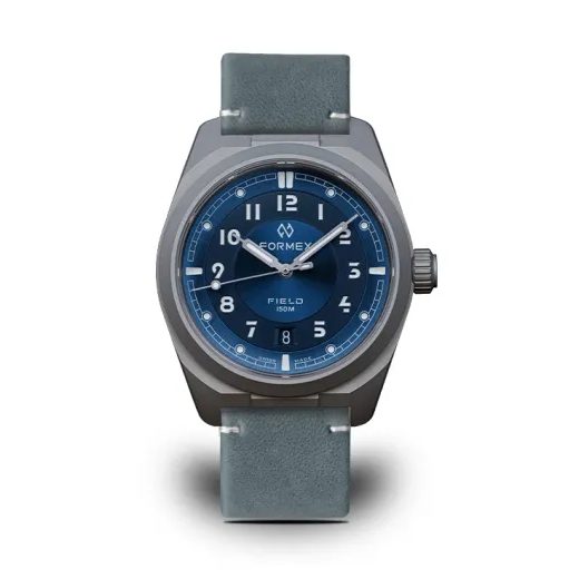 FORMEX FIELD AUTOMATIC GEN 2 DEEP BLUE BLUE BOLGHERI LEATHER STRAP 0660.1.6532.744 - FIELD AUTOMATIC - BRANDS