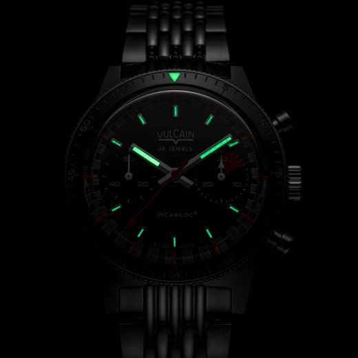 VULCAIN SKINDIVER CHRONOGRAPH RED & BLACK - SKINDIVER CHRONO - BRANDS