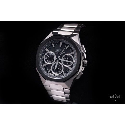 CITIZEN ATTESA SPACESHIP SATELLITE WAVE GPS CC4104-53E - SUPER TITANIUM - ZNAČKY