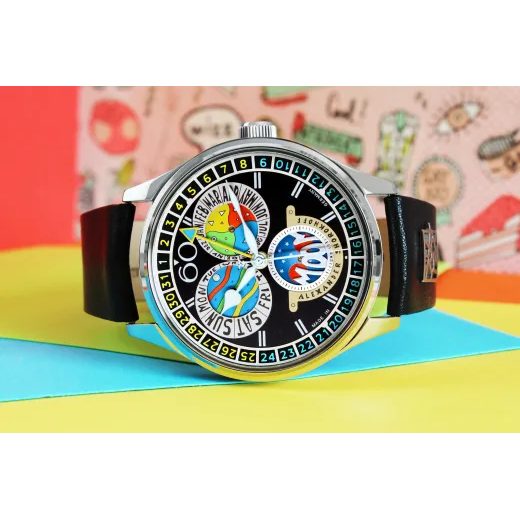 ALEXANDER SHOROKHOFF FULL CALENDAR CADAMOMO BLACK AS.VK-CDMM4 - AVANTGARDE - BRANDS