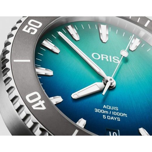 ORIS AQUIS DATE CALIBRE 400 43,5 MM GREAT BARRIER REEF LIMITED EDITION IV 01 400 7790 4185-SET - AQUIS - BRANDS